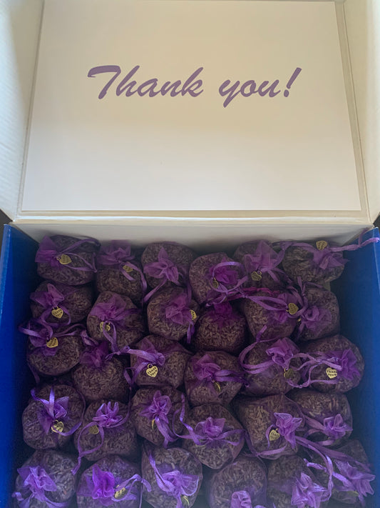 Party Favors "Thank You!" Party Favors Box 30 sachets 4 in