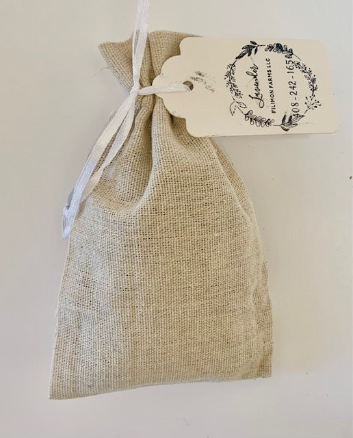 Lavender Buds Sachet Linen 6 in